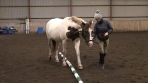 Skråt over én enkelt bom